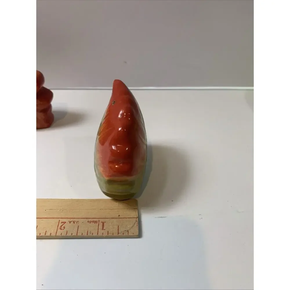 Vintage Ceramic Fall Autumn Maple Leaf Salt and Pepper Shakers‎ Set